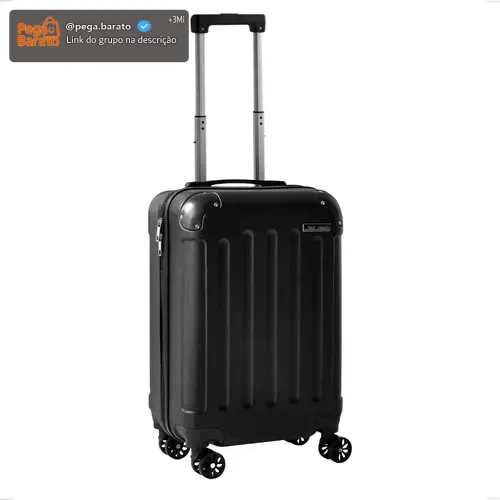 Mala De Viagem Bordo Mão Pequena 10kg Abs Cadeado 360