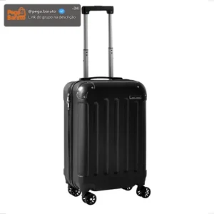 Mala De Viagem Bordo Mão Pequena 10kg Abs Cadeado 360 - Imagem 1