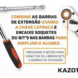 Parafusadeira Furadeira 21v + Kit Maleta 46 Pcs Allen Kazoto - Imagem 7