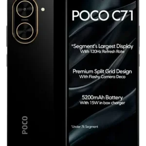Celular Xiaomi Poco C71 Dualsim 128gb Preto 4+4gb Ram Global - Imagem 9