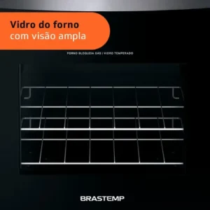 Fogão 4 Bocas Acendimento Automático Clean Bfo4nbb Brastemp Cor Branco - Imagem 8