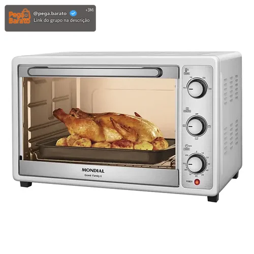Forno Elétrico 52L Grand Family II Mondial 1800W FR-52-W