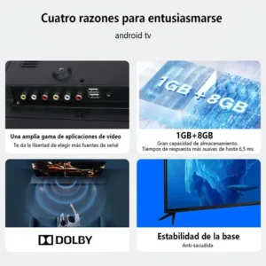 Smart Tv 43 Polegadas Hd Android Hdmi Usb Wi-fi, Tela Full Hd - Com Controle Remoto Padrão - Imagem 7