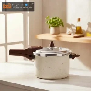 Panela De Pressão Brinox Pressure 4,2l Ø20 X 14,5 Cm Vanilla Baunilha - Imagem 1