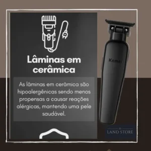 Maquina Maquininha De Cortar Cabelo Profissional Kemei 2299 - Imagem 6