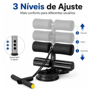 Aparelho Abdominal Treino Profissional Suporte Exercícios - Imagem 7