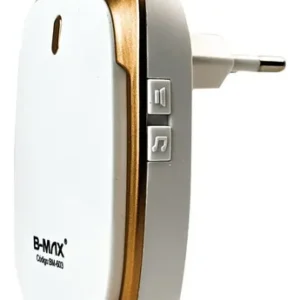 Campainha sem Fio Residencial Wireless Resistente a Agua B-Max BM-603 Cor: Branca e Dourada - Imagem 10