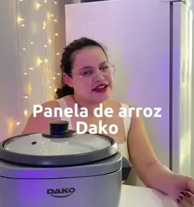 Panela De Arroz Elétrica Dako 700w Com 4 Litros 10 Xícaras Cinza - Imagem 2