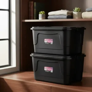 Kit 12 Caixas Organizadoras Plasnew 15l Com Tampa E Trava - Imagem 5