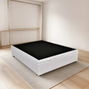 Cama Baú Com Pistão Á Gás Casal 138x188x42 - Imagem 2