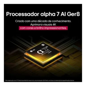 Smart TV LG QNED AI 4K QNED82 86 polegadas 2025 Cores Dinâmicas QNED Processador α7 AI Ger 8 - Imagem 12