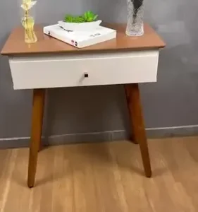 Aparador Balcão Buffet P/ Sala De Estar C Gaveta Pés Madeira - Imagem 3