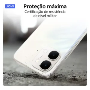 Smartphone Jovi Y31 256gb 8+8gb Ram Câmera 50mp Bateria 7200mah - Branco Lírio - Imagem 4