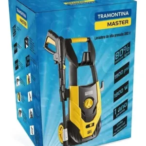 Lavadora De Alta Pressão Com 1800w Master Para Uso Moderado 1900psi Amarelo e Preto Tramontina - Imagem 7