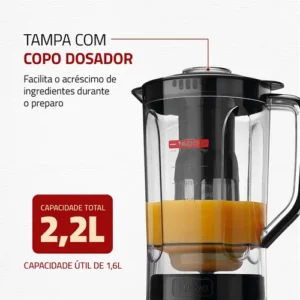 Liquidificador Turbo Power Mondial 550W - L-99 FB - Imagem 6