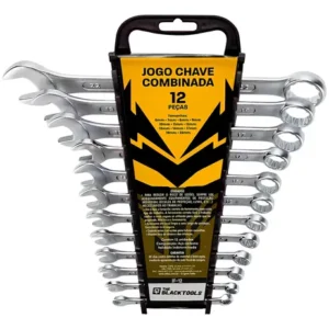 Kit Ferramentas The Black Tools com Jogo de Soquetes 40 Peças e Chaves Combinadas de 6 a 22mm - Imagem 7