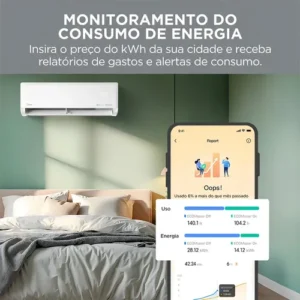 Ar Condicionado Inverter Springer Midea AI Ecomaster 9000 Btus Frio Branco - Imagem 8