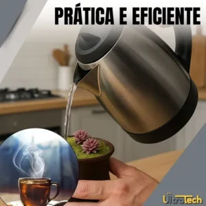 Chaleira Elétrica Térmica Jarra Bule Tampa Cozinha 1,8l 110v - Imagem 5