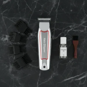 Maquina Cortar Cabelo Aparar Barba Kemei Km-032 Acabamento - Imagem 6