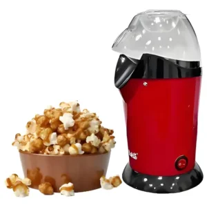 Pipoqueira Elétrica Gourmet Saudável Sem Óleo 1200w Vermelha - Imagem 1
