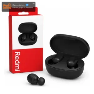 Fone De Ouvido Original Xiaomi Redmi Airdots 2 Preto Preto - Imagem 1