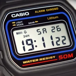 Relógio Casio Masculino Digital Preto de Resina W-59-1VQ - Imagem 6