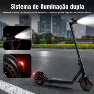 Patinete Scooter Elétrico Com Velocidade Até 30 Km Bluetooth - Imagem 8