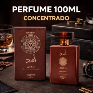 Perfume Masculino Asad Bourbon 100ml marca Isabelle La Belle - Imagem 4