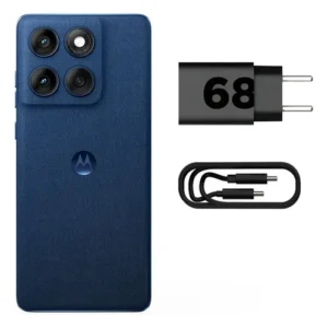 Smartphone Motorola Edge 60 5g - 512gb 12gb Ram+12gb Ram Boost Tela Quad-curve Moto Ai 50mp Sony Camera Ultrarresistencia Militar Ip68 + Ip69 - Azul Marinho - Imagem 6