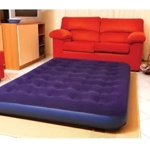 Colchão Inflável King Size Grande Barraca Acampamento Casa - Imagem 3