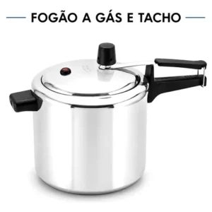 Panela De Pressão 4,5 Litros Alumínio Polido Panelux Classic - Imagem 6