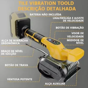 Máquina Assentar Pisos Porcelanato À Bateria 21v C/ Ventosa - Imagem 7