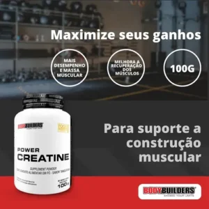 Kit Whey Protein 2kg Chocolate + Creatina + Bcaa + Coqueteleira - Bodybuilders - Imagem 5