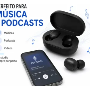 Fone De Ouvido Original Xiaomi Redmi Airdots 2 Preto Preto - Imagem 7
