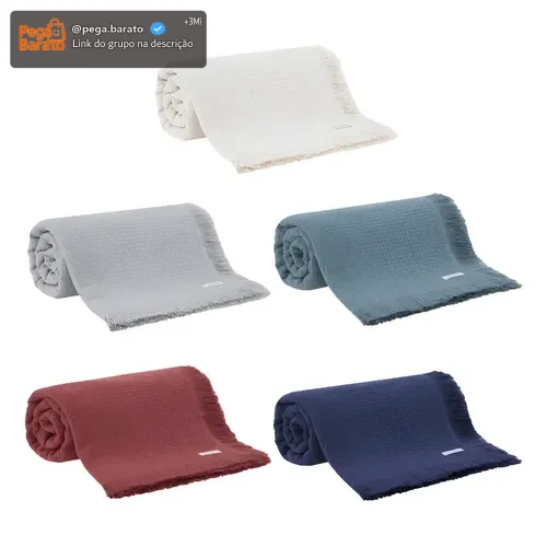 Colcha King Buddemeyer In Design 100% Algodão Bege