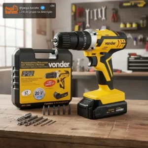 Furadeira Parafusadeira de Impacto Bateria - Pfv238i Vonder - Imagem 1