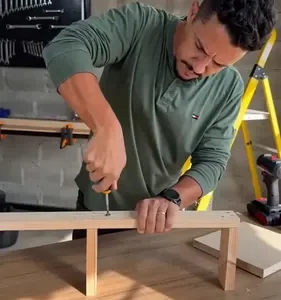 Parafusadeira E Furadeira Profissional 2 Baterias Sem Fio - Imagem 15
