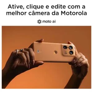 Smartphone Motorola Edge 50 Ultra 5g, 512gb 24gb Ramboost, 50mp Ultra-pixel Ai Camera, Ip68, Peach Fuzz (Novo com caixa aberta) - Imagem 3