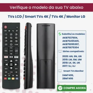 Controle Remoto Para Lg Universal Tv Smart Led - Imagem 6