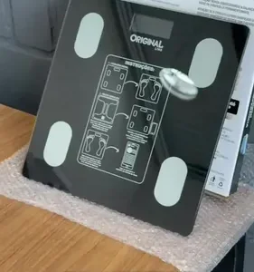 Balança Digital Bioimpedância Bluetooth Corporal Aparelho Alta Capacidade Balança De Banheiro Academia App Para Android E Para Ios Cor Preto Marca Davely - Imagem 10