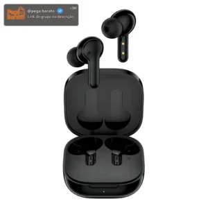 Fone De Ouvido Qcy T13 Com 4 Microfones E Bluetooth 5.1 Cor Preto - Imagem 1