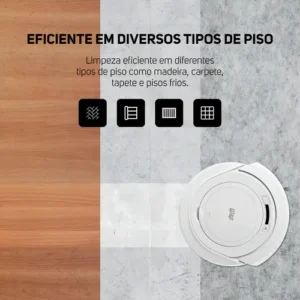 Robô Aspirador de Pó WAP ROBOT W90 PÉROLA Automático 3 em 1 - Imagem 4