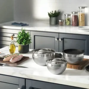 Electrolux Kit Bowls Tigelas em Inox com Tampa Plástica 3 Unidades Utensílios Domésticos de Cozinha - Imagem 9