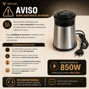 Multiprocessador Triturador Alimentos Elétrico Inox 2l 110v - Imagem 11