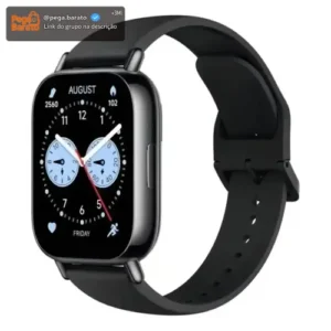 Smartwatch Redmi Watch 5 Lite com Pulseira de Silicone Preto - Imagem 1