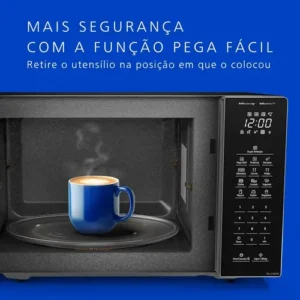 Microondas Panasonic Dupla Refeição 34L Black Glass - NN-ST66NBRU - Imagem 8