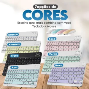 Kit Mouse Teclado Magnético Bluetooth Para Lite P610 Tab S6 - Imagem 3