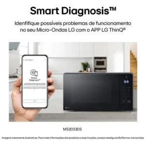 Micro-ondas NeoChef LG 30L Preto Limpa Fácil - 127V - Imagem 11