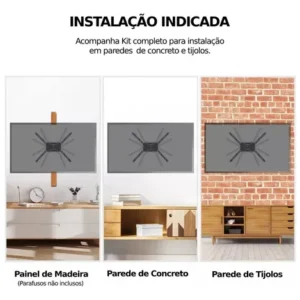 Suporte Articulado Tv Monitor Lcd Led Plasma 17 22 27 29 32 Preto - Imagem 4