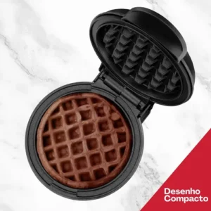Mini Máquina De Fazer Waffle Panqueca Portátil Elétrica 110v - Imagem 7
